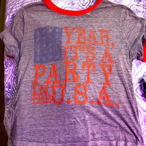 4th of July type tee shirt.